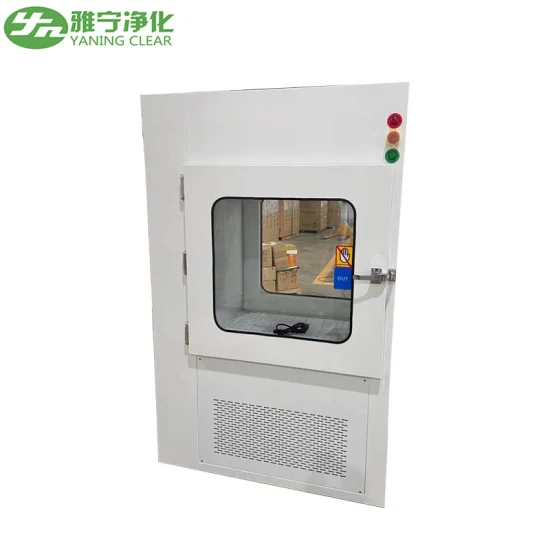 Yaning GMP Transfer Window Pass Through Air Shower Pass Box